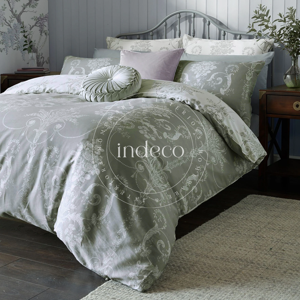 Josette Grey Duvet Cover Set