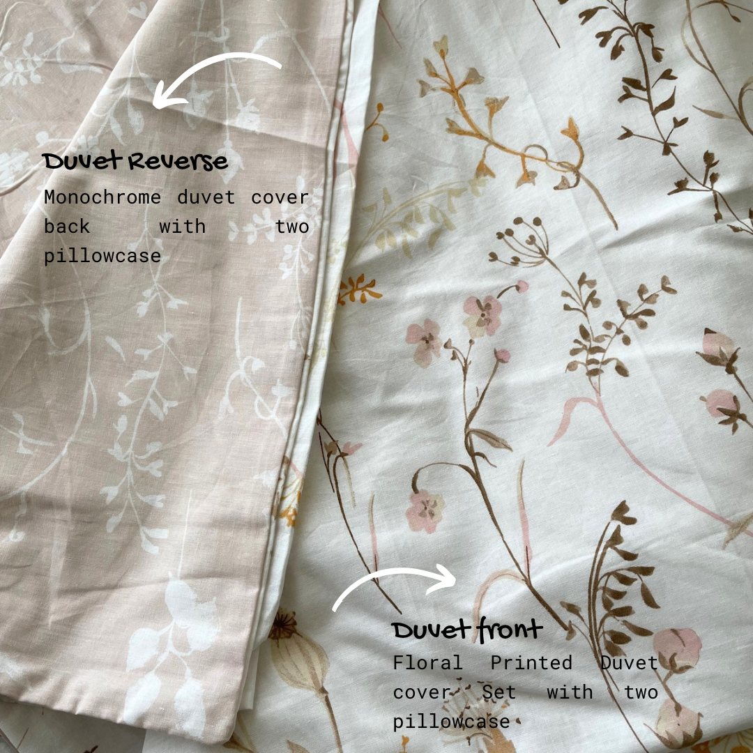 Whispering Stems Duvet Cover Set