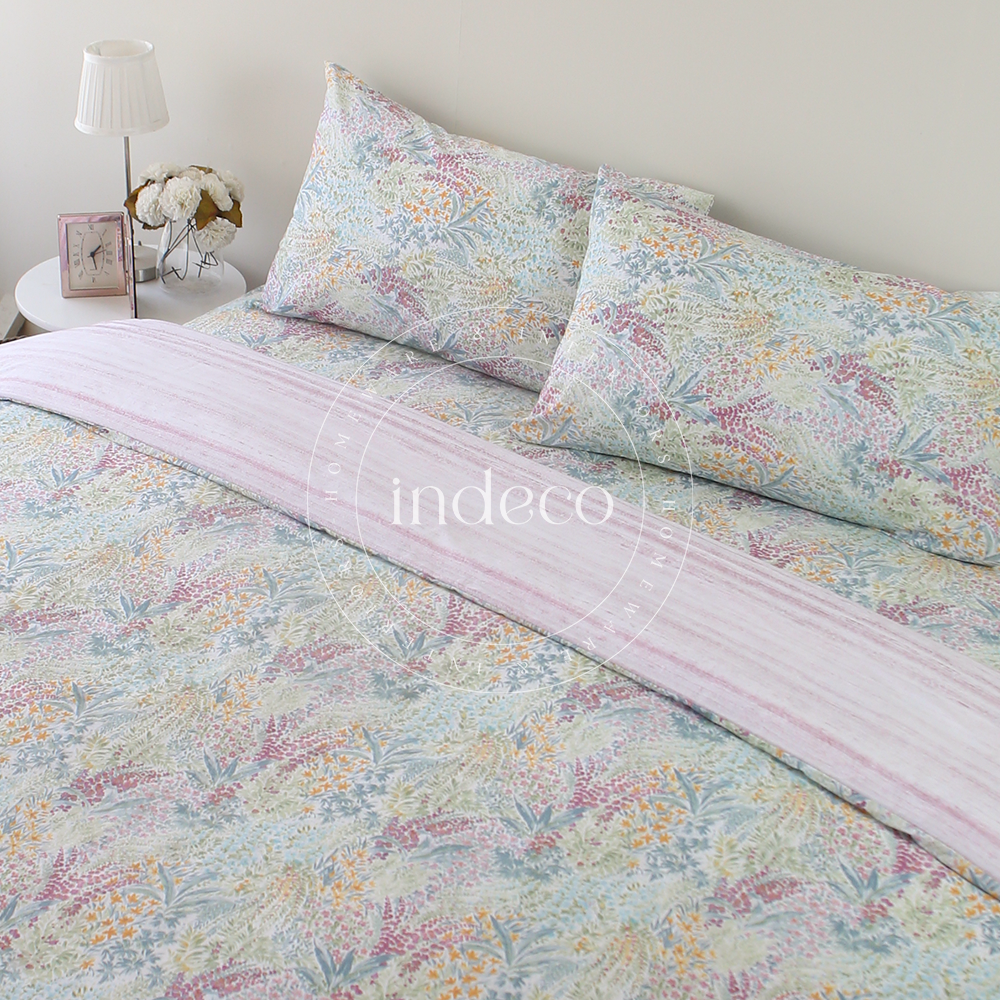 Pomelo Pink Duvet Cover Set