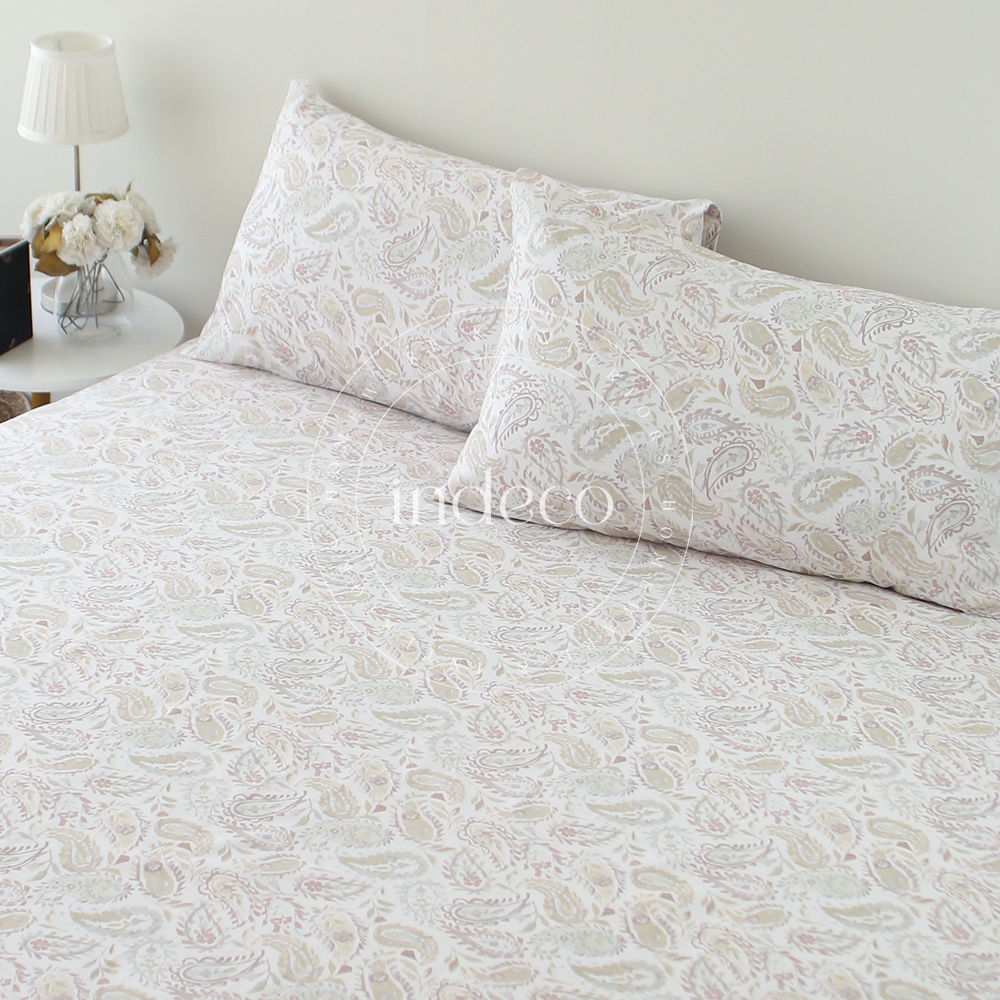 Paisley Linen Bedsheet Set