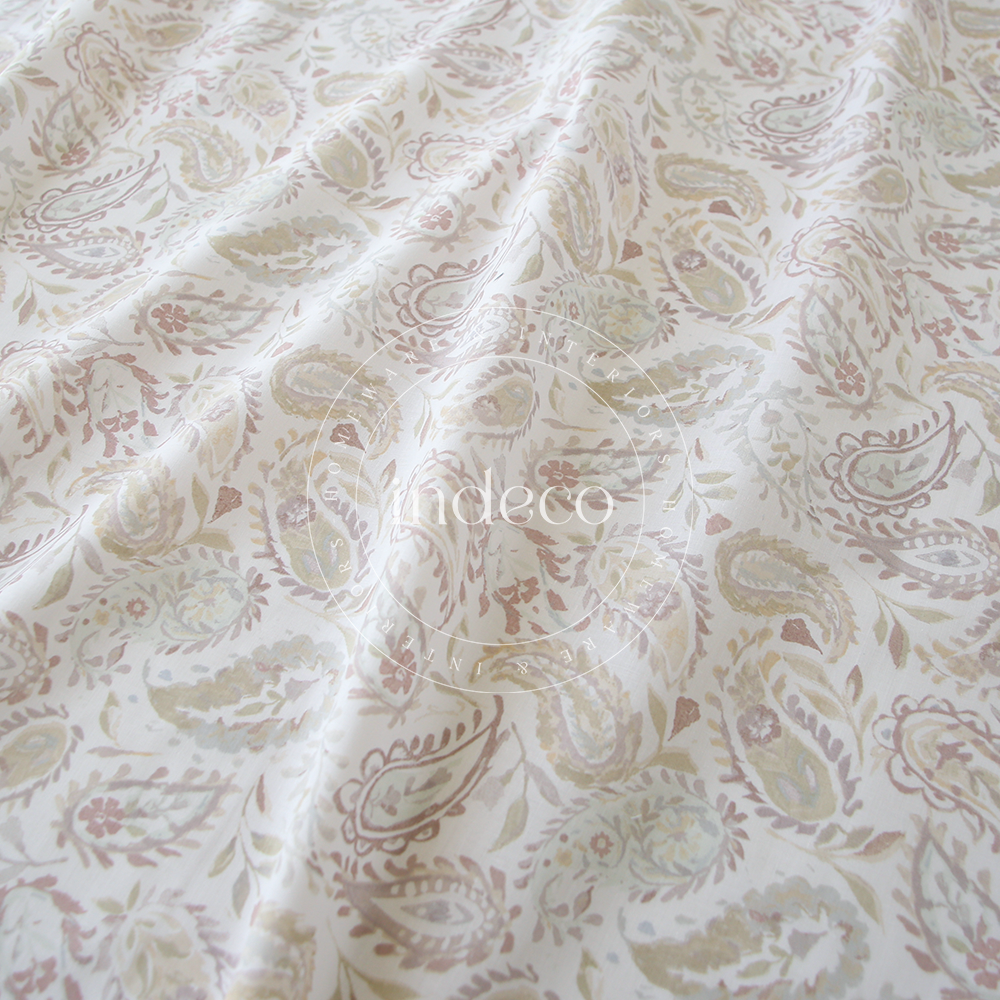 Paisley Linen Bedsheet Set