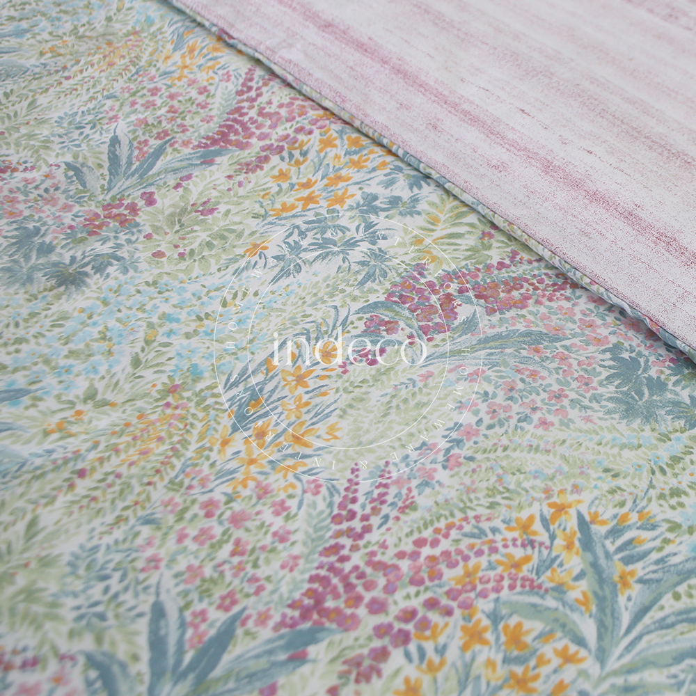 Pomelo Pink Duvet Cover Set