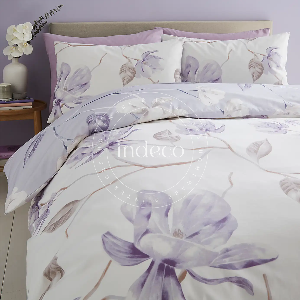 Magnolia Lilac Bedsheet Set
