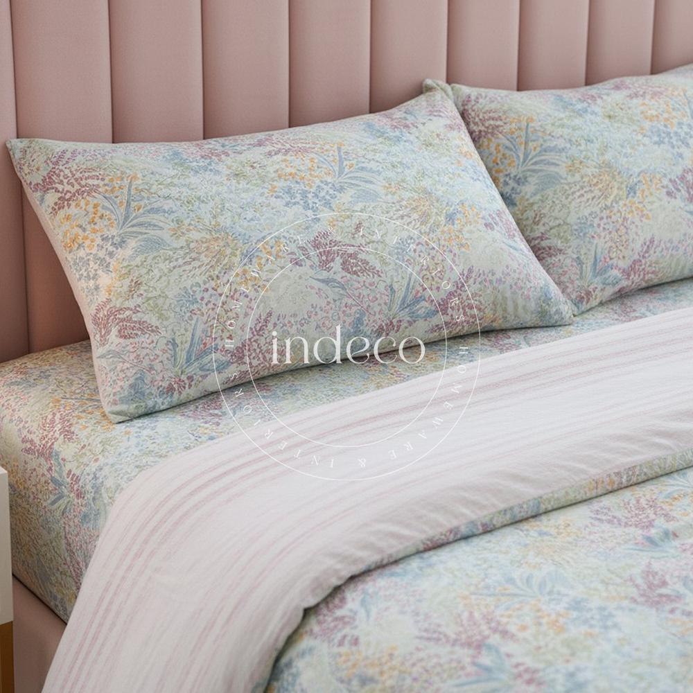Pomelo Pink Duvet Cover Set