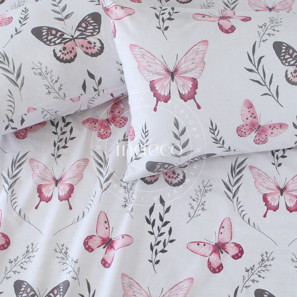 Ornate Butterflies Bedsheet Set