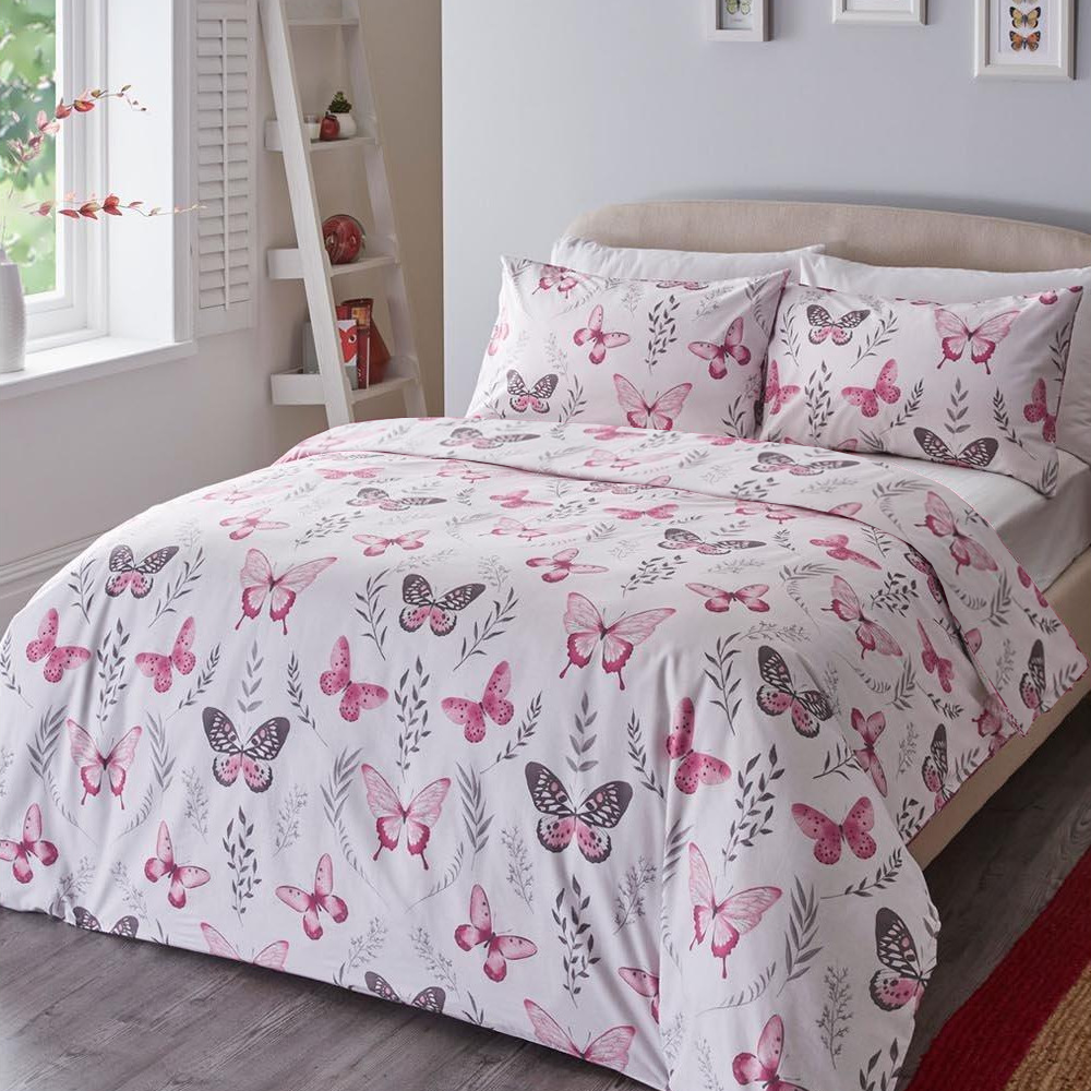 Ornate Butterflies Bedsheet Set