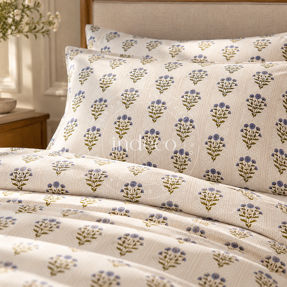 Cranesbill Meadow Bedsheet Set