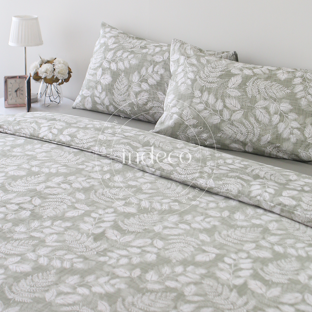 Leaf Green 6PC Duvet Cover Set