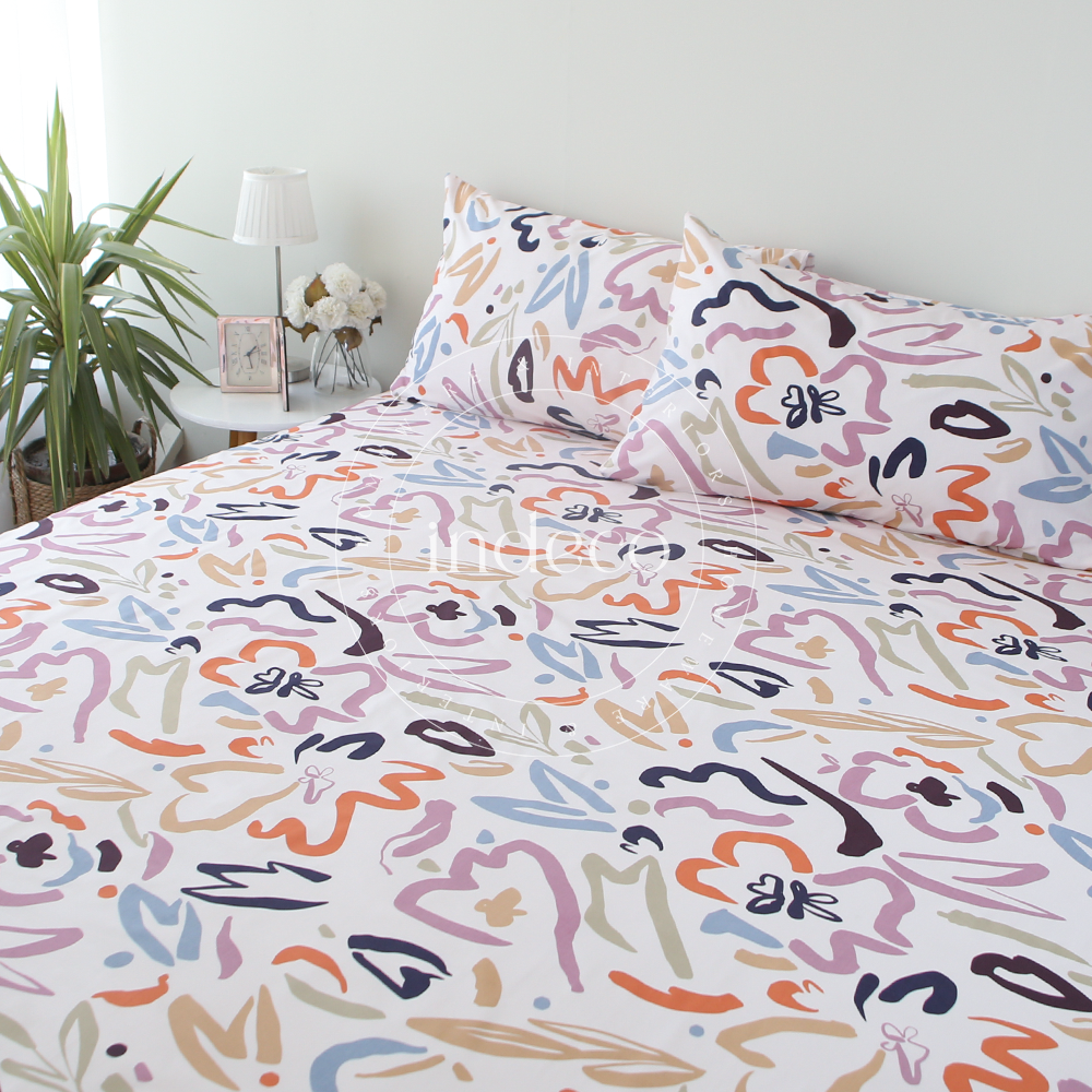 Amarosa Abstract Bedsheet Set