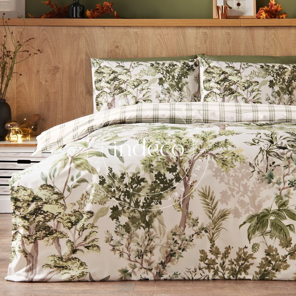 Enchanted Forest Duvet Cover Set with Fitted Sheet