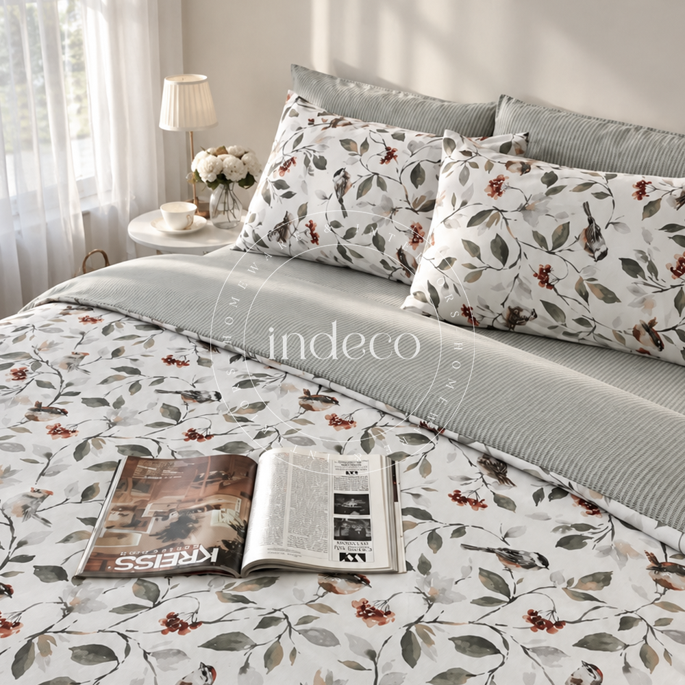 Ava Zeen Cotton Duvet Cover Set