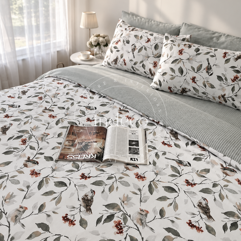 Ava Zeen Cotton Duvet Cover Set