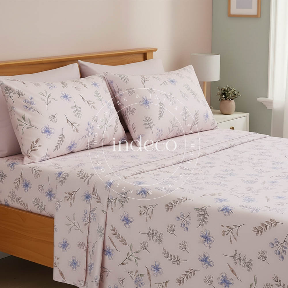 Blush Botanical Bedsheet Set