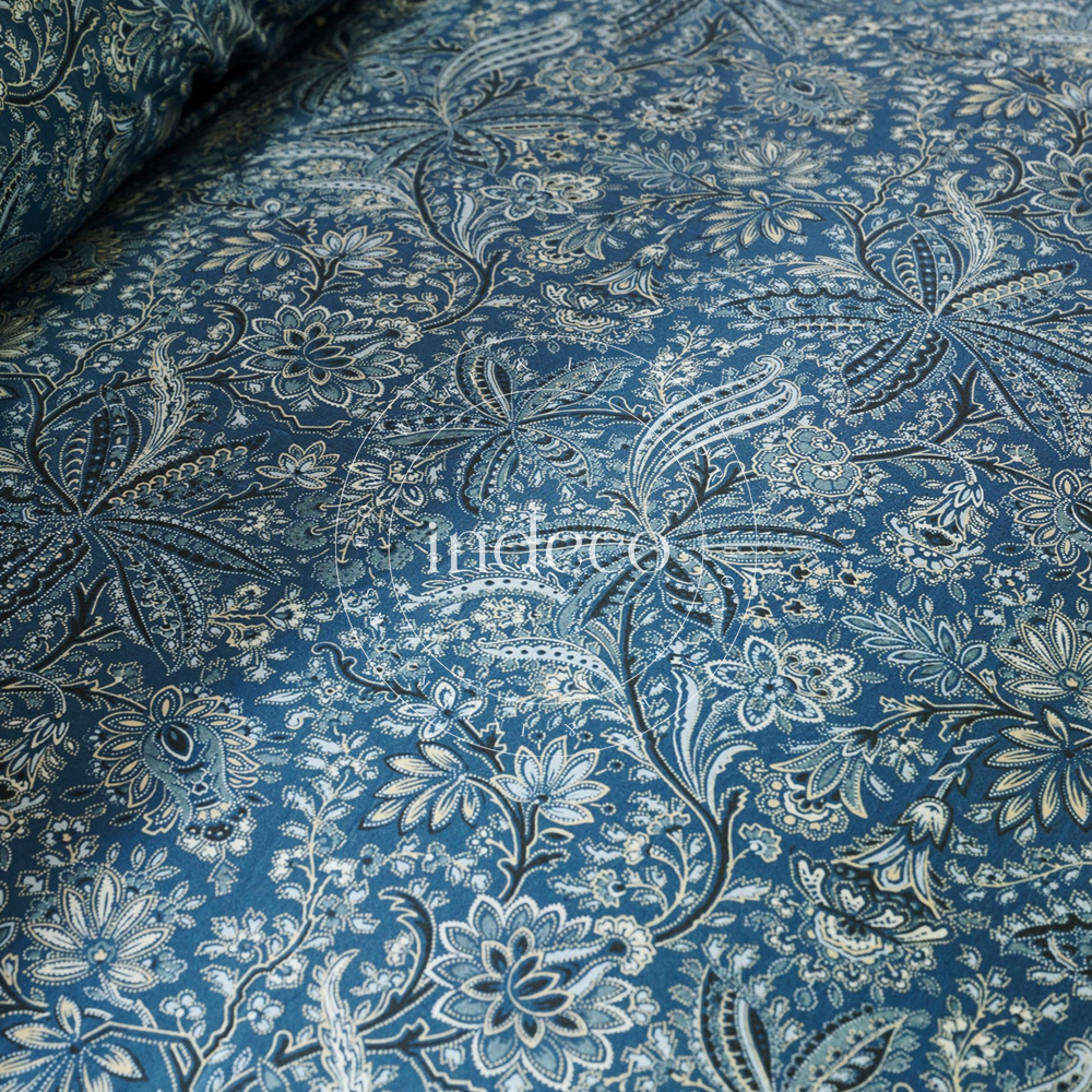 Indigo Paisley Duvet Cover Set