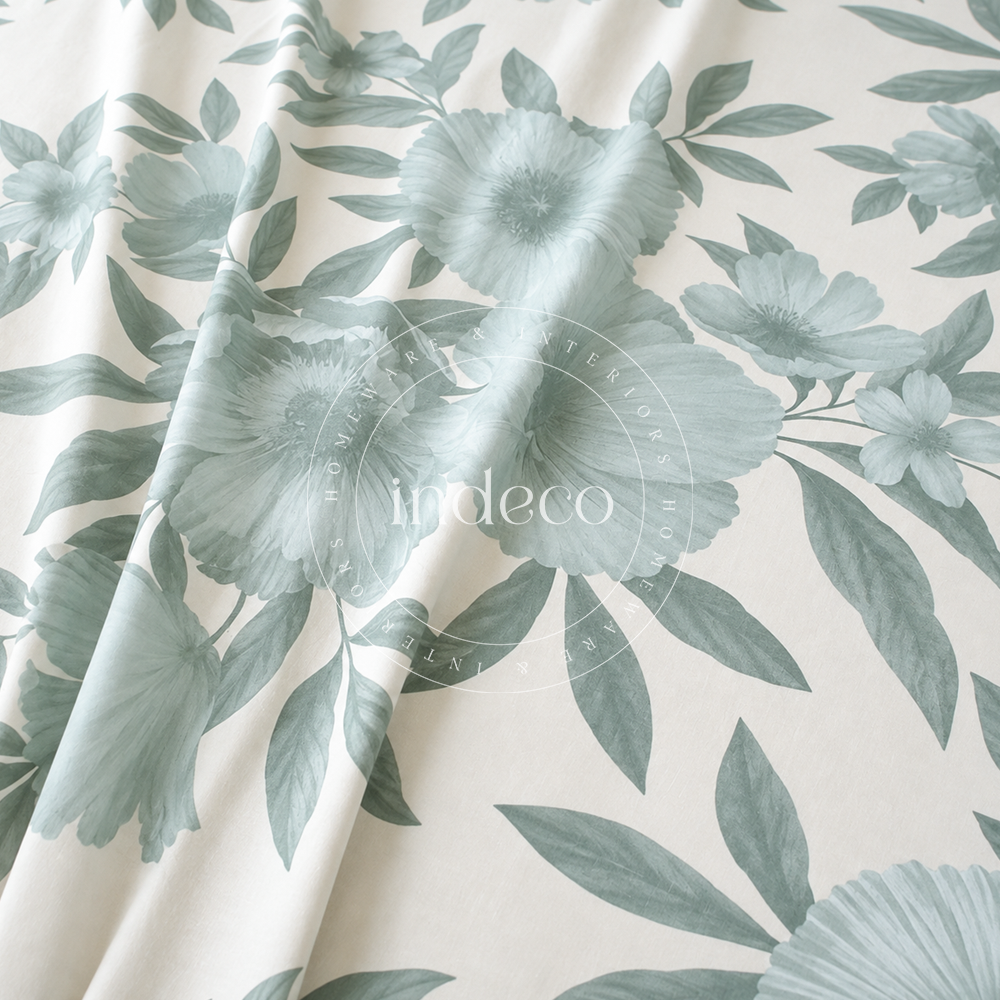Sage Blossoms Bedsheet Set