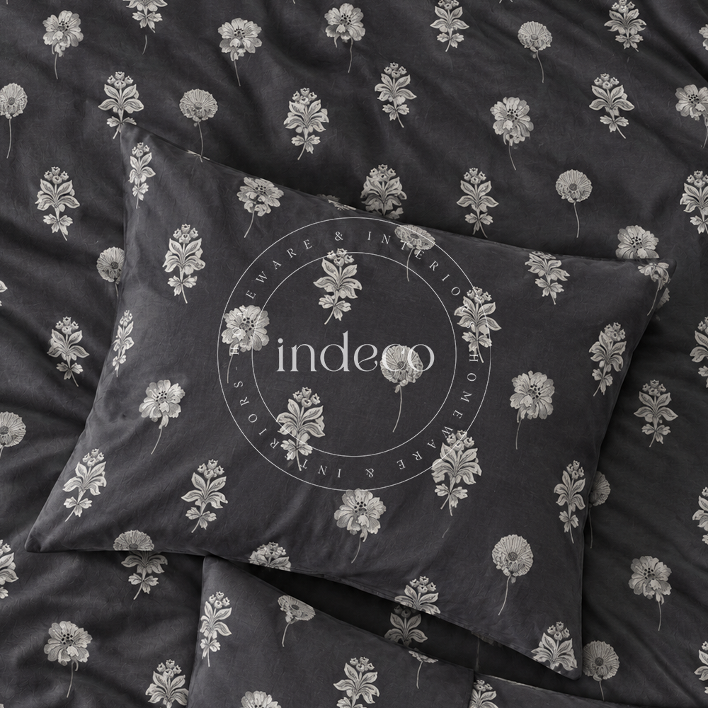 Maisy Charcoal Bedsheet Set