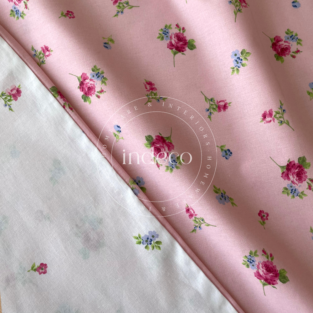 Pink Rosa Reversible Duvet Cover Set
