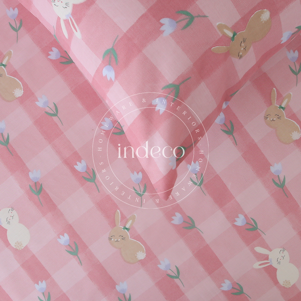 Baby Rabbit Single Sheet And Pillowcase Set