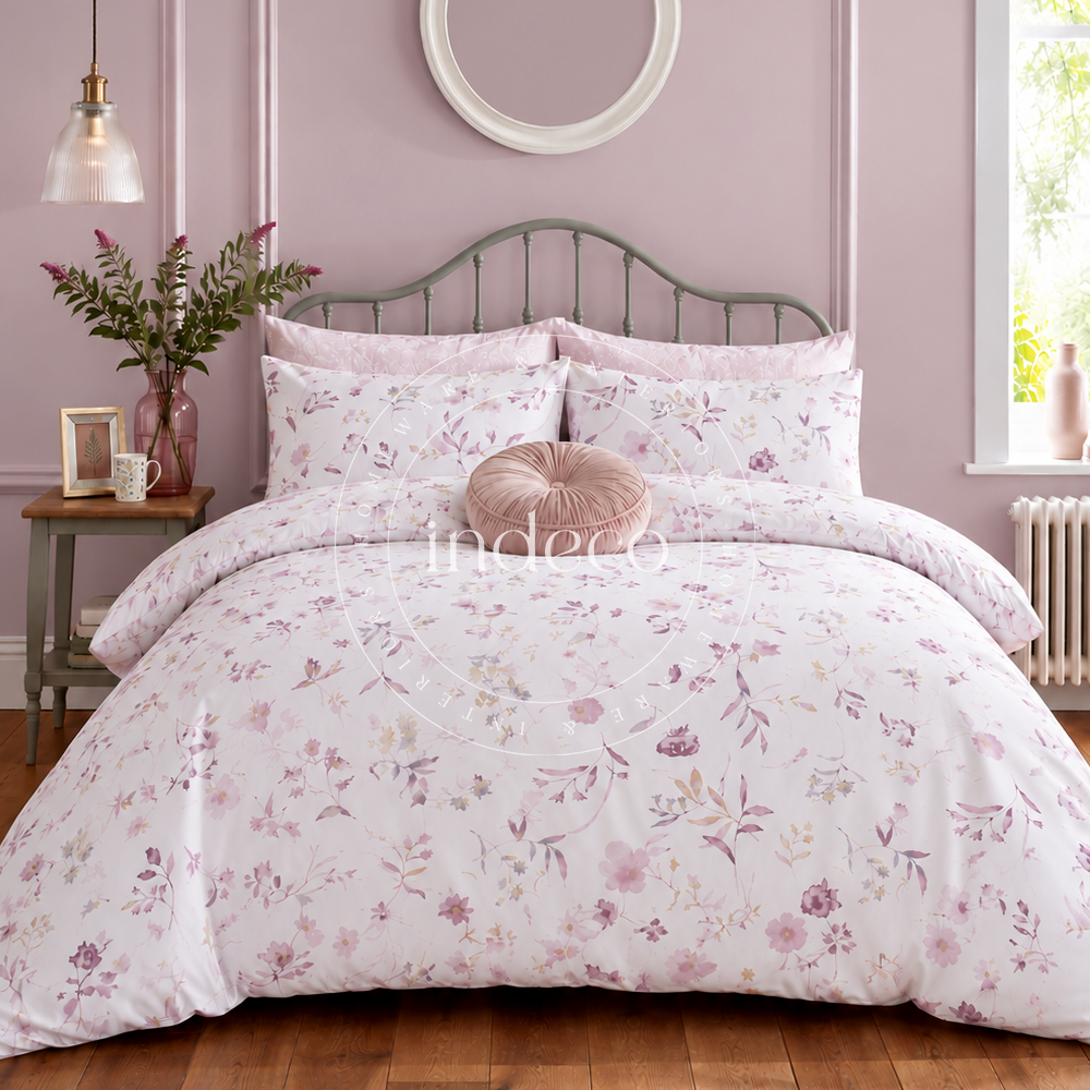 Blush Botanical Duvet Cover Set