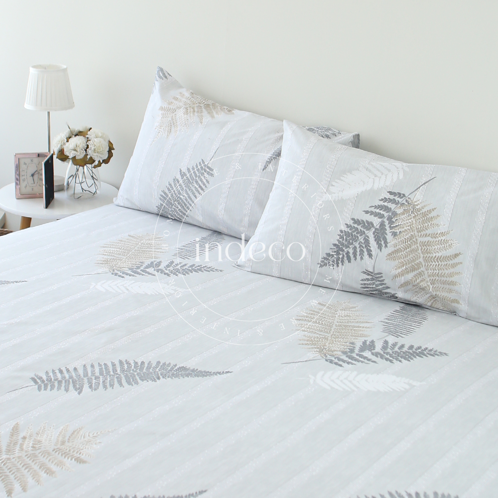 Fern Grey Bedsheet Set