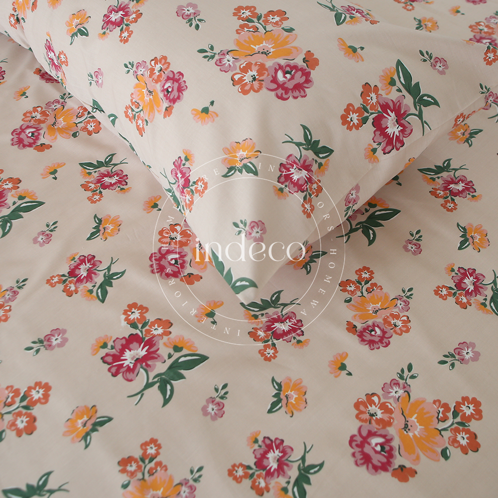 Tangerine Garden Bedsheet Set