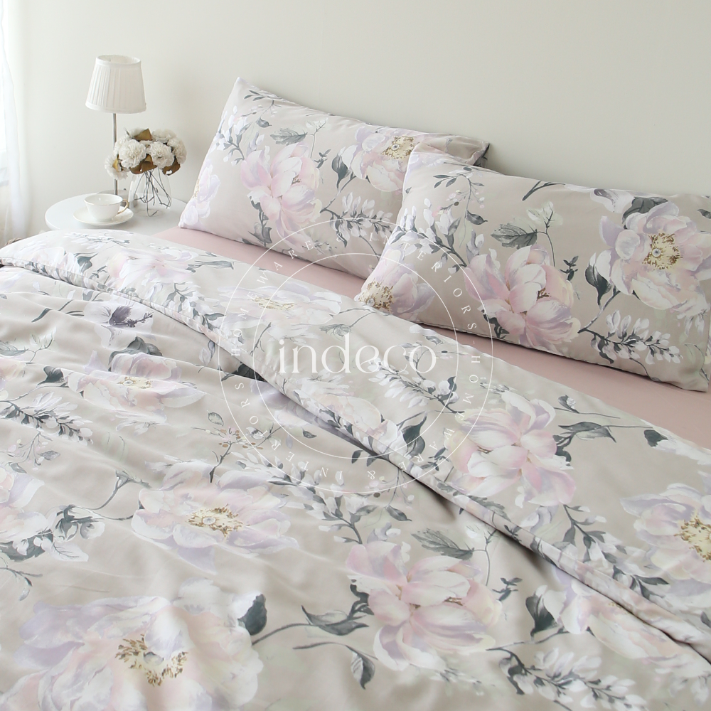 Catherine Blush Sateen Duvet Cover Set