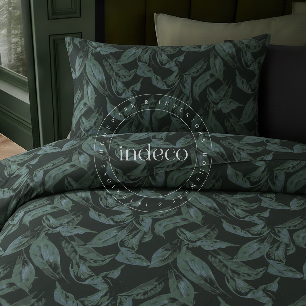 Siona Leaf Sateen Bedsheet Set