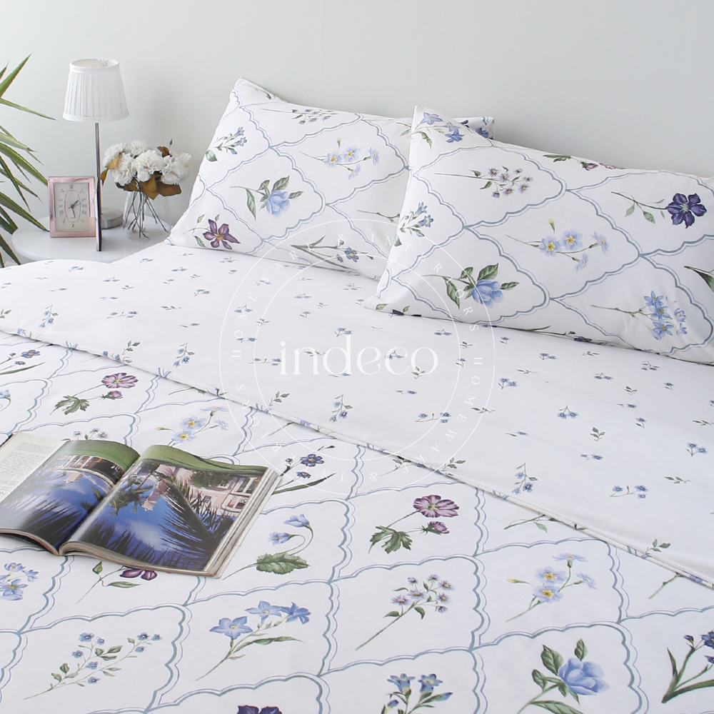 Trellis Stems 6PC Duvet Cover Set