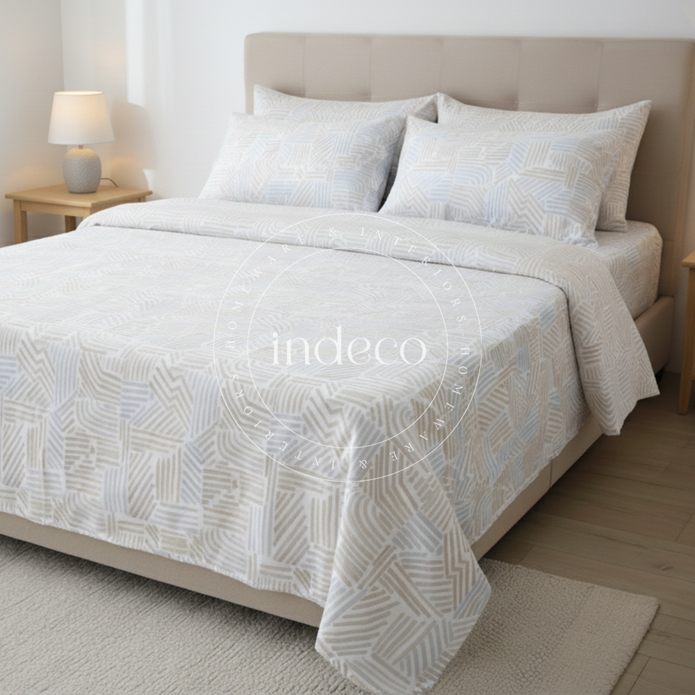 Helene Taupe Bedsheet Set
