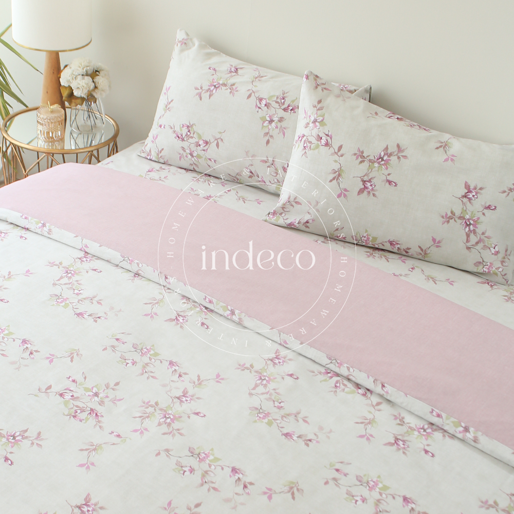 Dahlia Pink 6PC Duvet Cover Set