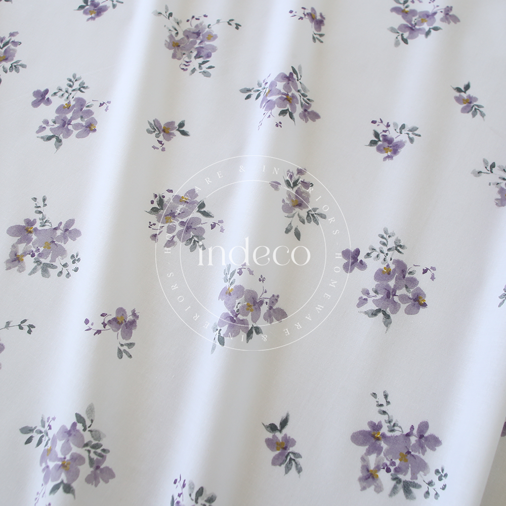 Lila Ditsy Bedsheet Set