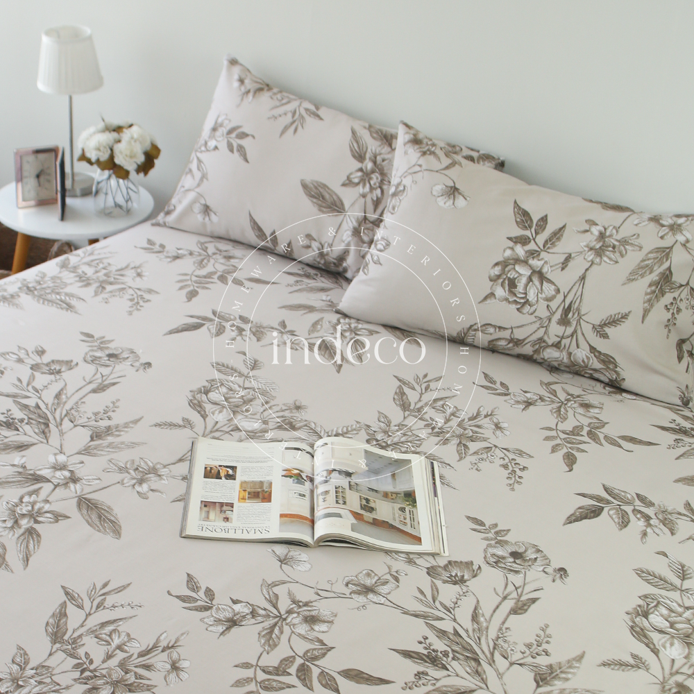 Etched Floral Bedsheet Set
