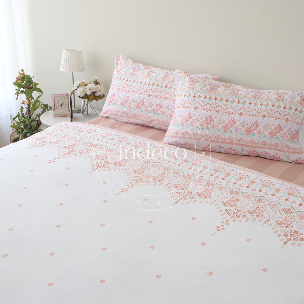 Larisa Coral Duvet Cover Set