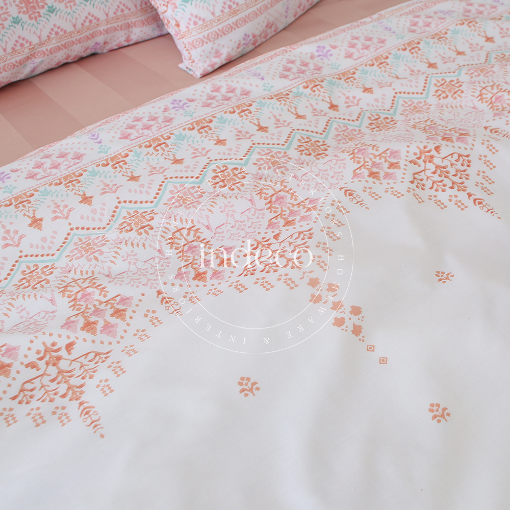 Larisa Coral Duvet Cover Set