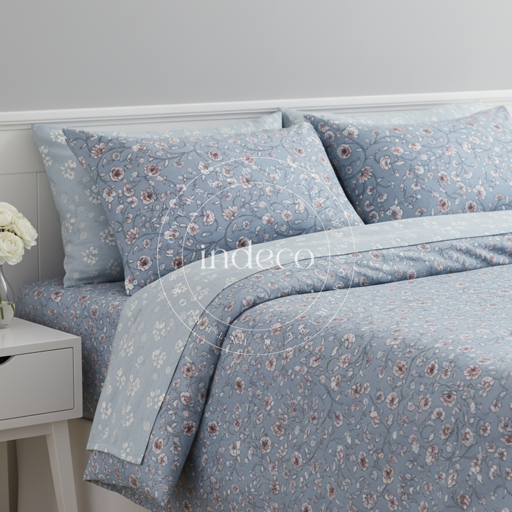 Dusky Bloom Bedsheet Set