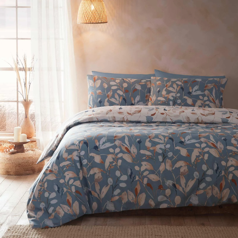 Anya Blue Duvet Cover Set