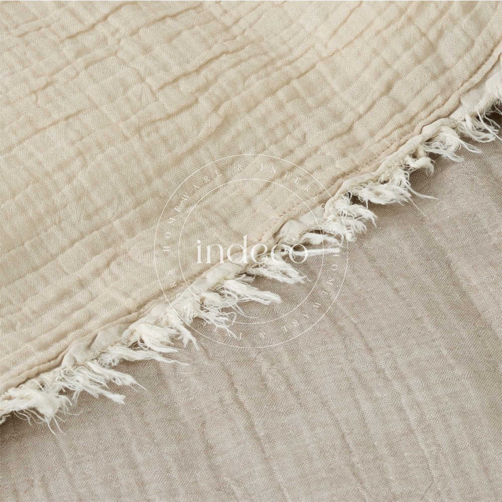 Muslin fabric polyester filled Comforter Set