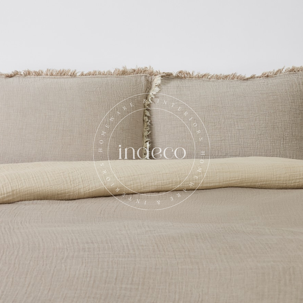 Muslin fabric polyester filled Comforter Set