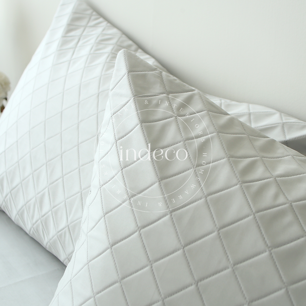 Grey Sateen Duvet Cover Set