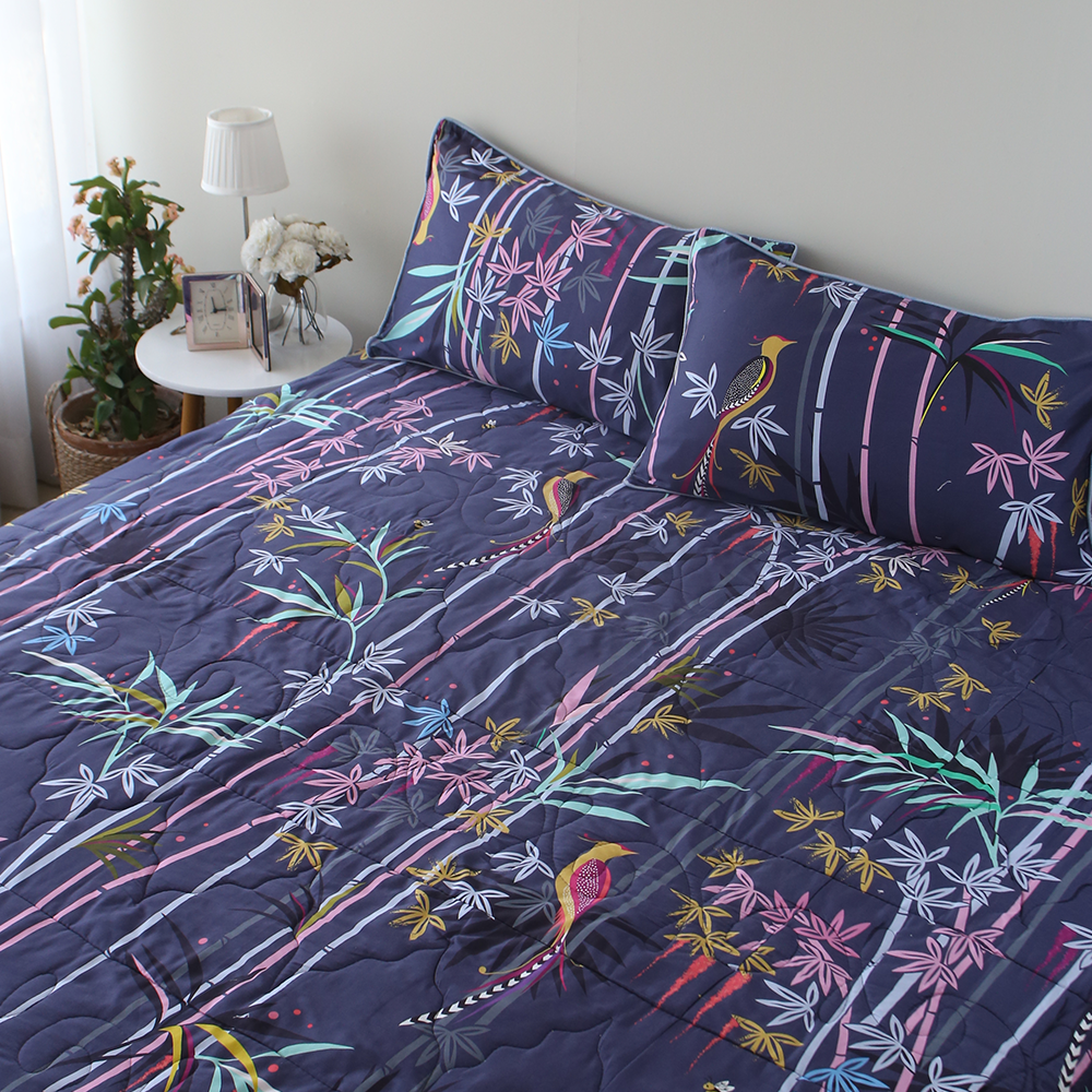 Sara Miller Bamboo Trees 3PC Comforter Set