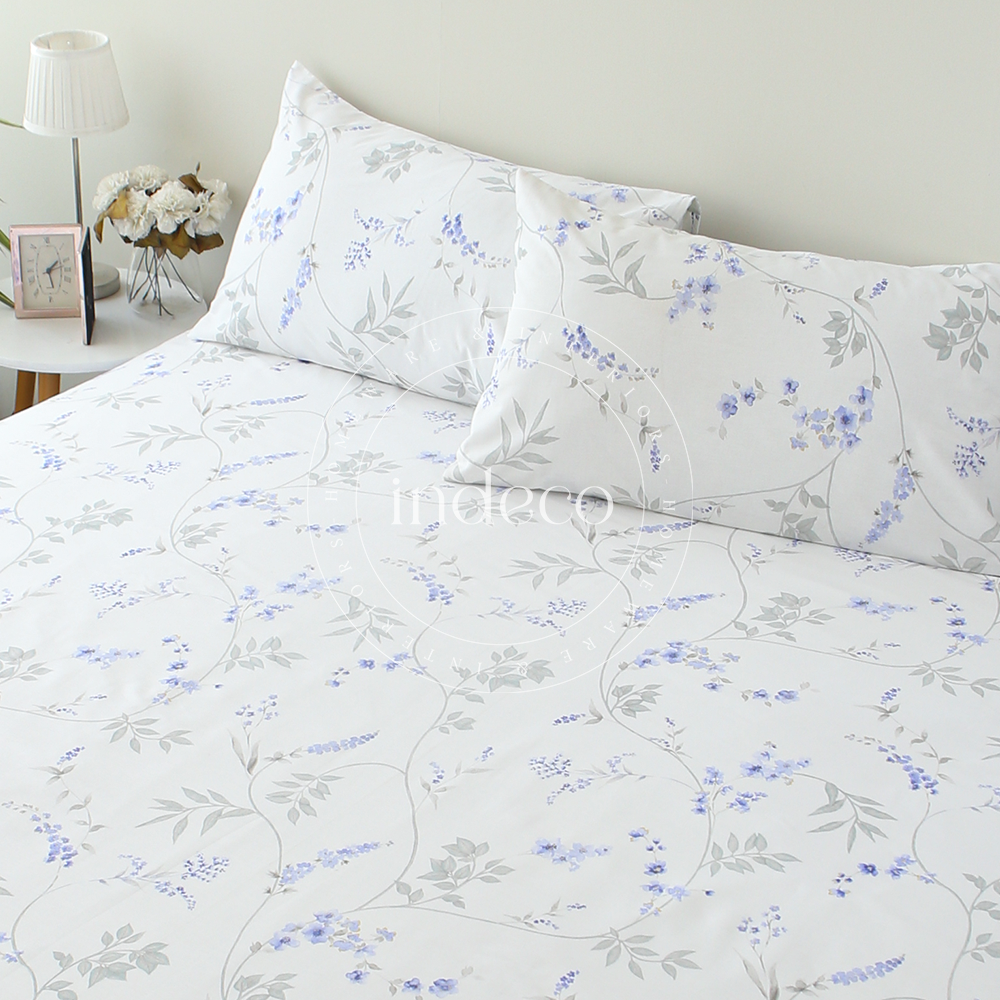 Ethereal Blue Vine Bedsheet Set