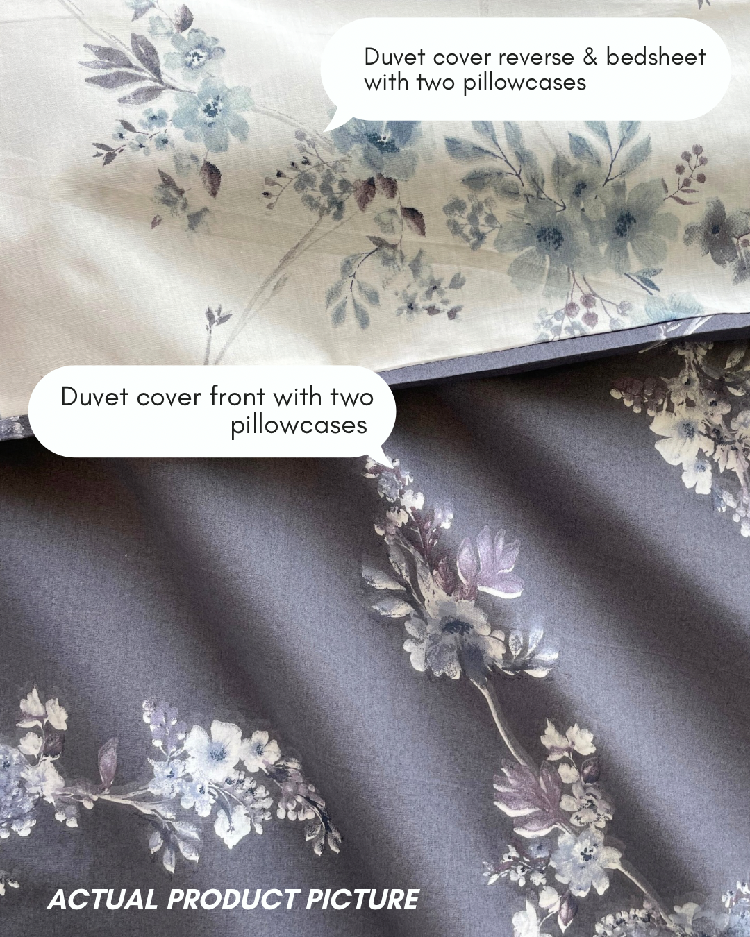 Twilight Bloom Duvet Cover Set