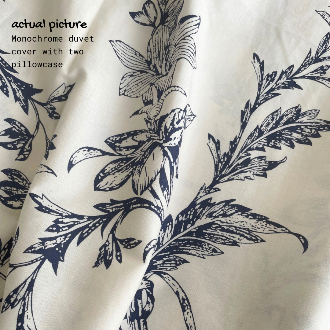 Ink & Ivory Duvet Cover Set