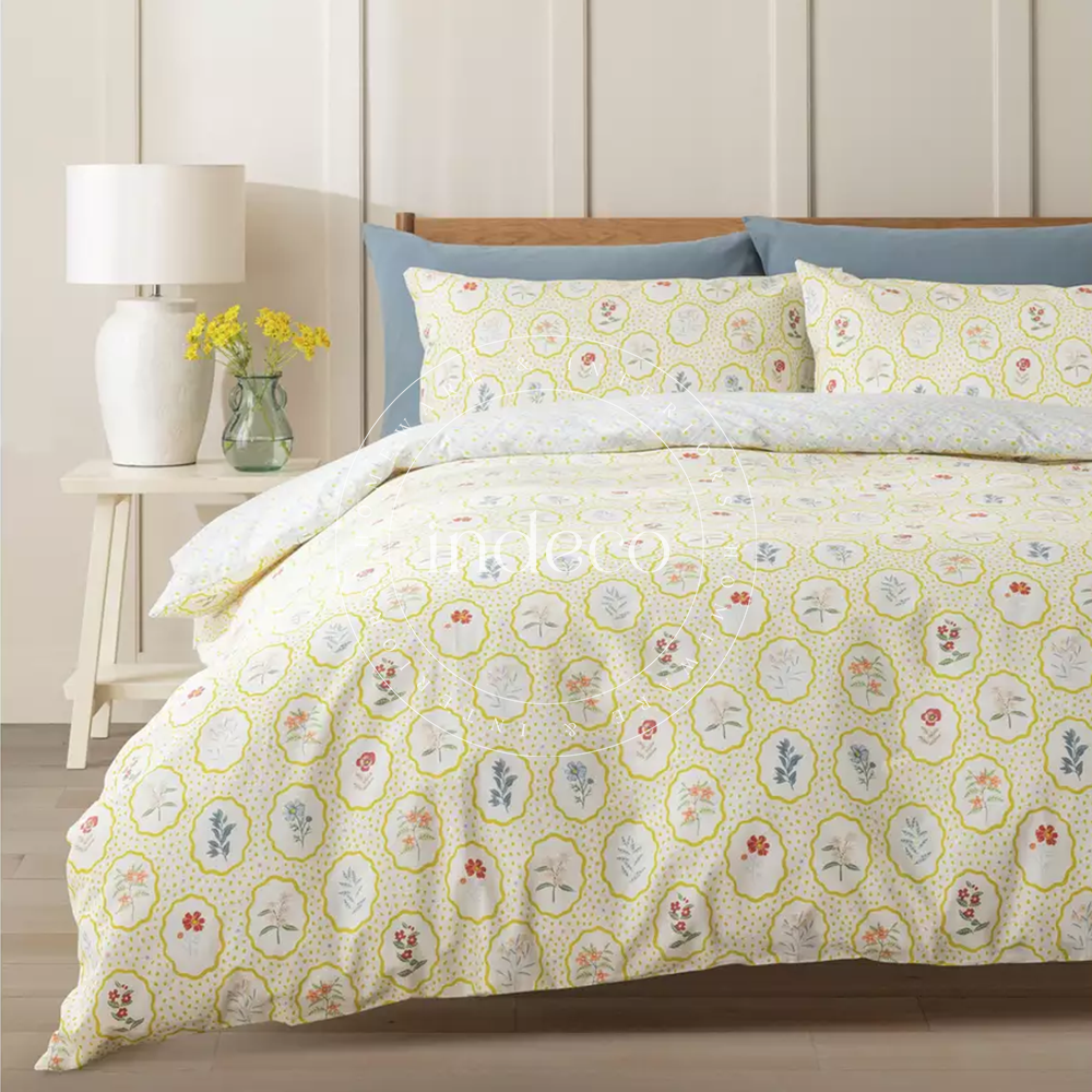 Yellow Charm Bedsheet Set