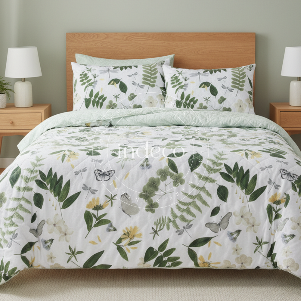 Flutterleaf Bedsheet Set