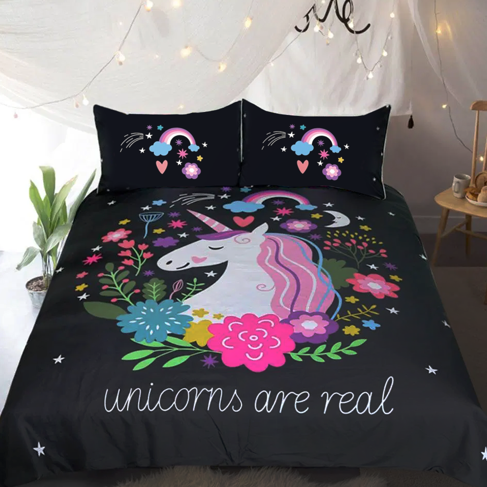 Unicorns are real Bedsheet Set