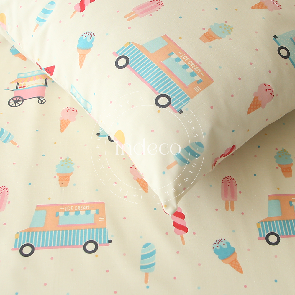 Scoops & Smiles Kids Bedsheet Set