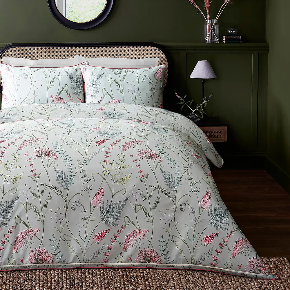 Spring Garden Sateen Fitted Bedsheet Set