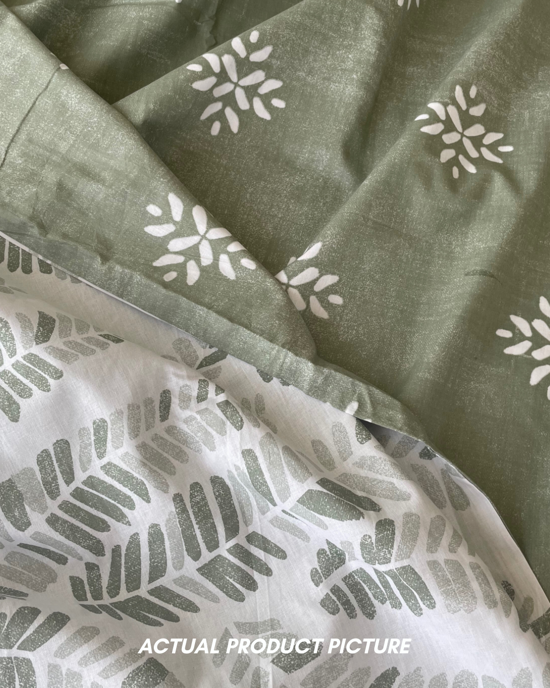 Aveline Green Duvet Cover Set