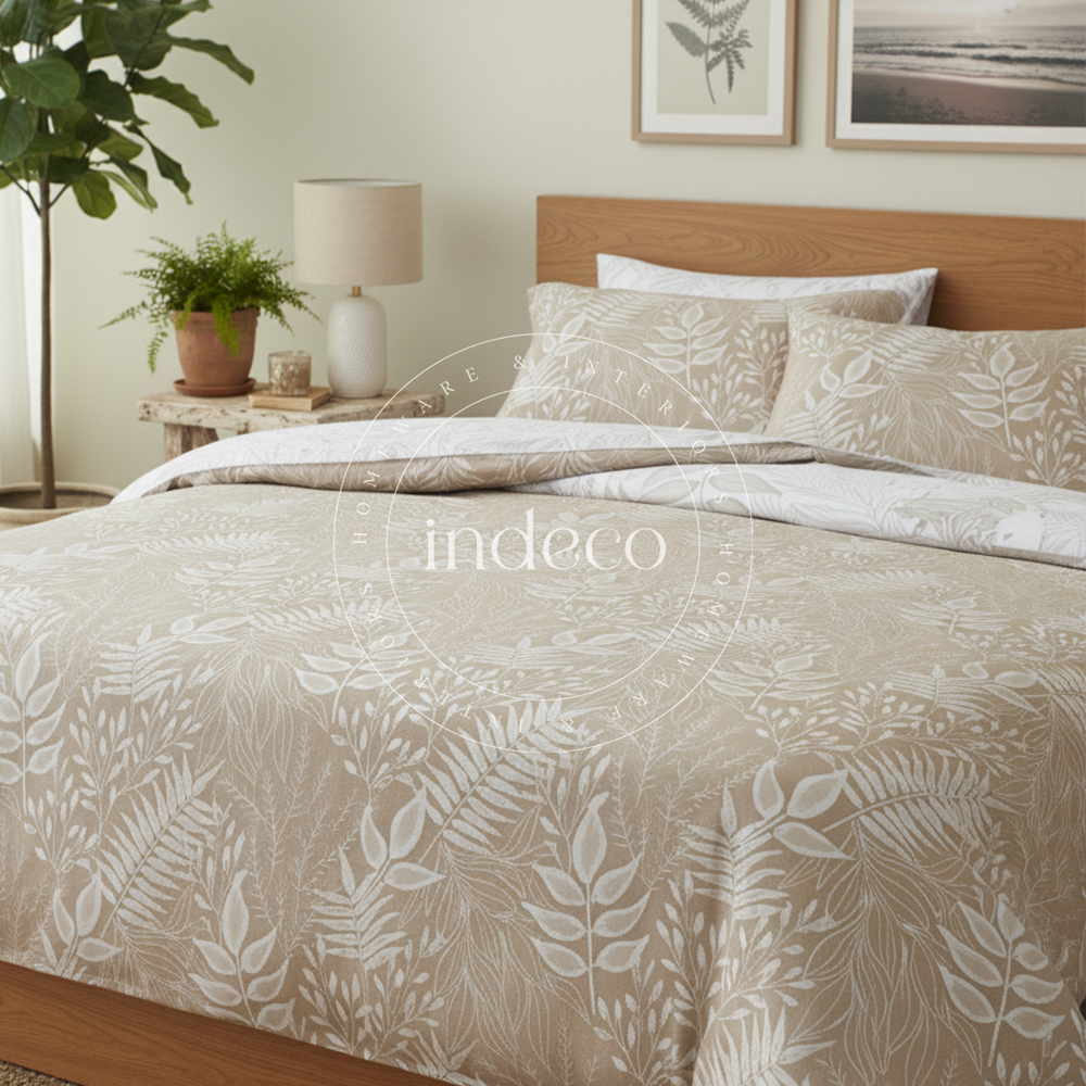 Fleuron Natural 6PC Duvet Cover Set